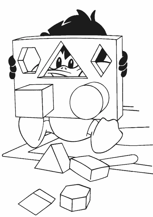 Coloriage imprimable Baby Looney Tunes #26600 de la collection Personnages de dessins animés à colorier aux crayons