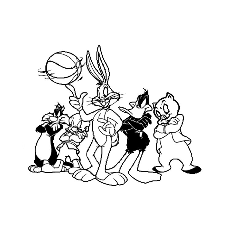 Dessin à colorier: Baby Looney Tunes (Personnages de dessins animés) #26622 - Coloriages à Imprimer Gratuits
