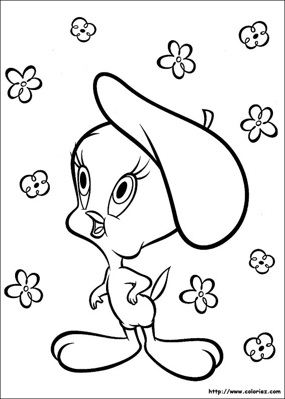 Dessin Baby Looney Tunes #26635 à colorier de la série Personnages de dessins animés, gratuit à télécharger et imprimer