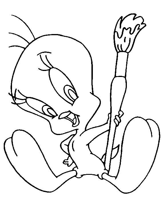 Coloriage gratuit Baby Looney Tunes #26647 de la collection Personnages de dessins animés à imprimer