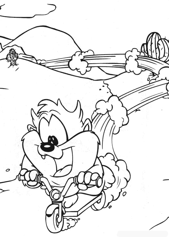 Coloriage gratuit Baby Looney Tunes #26658 de la collection Personnages de dessins animés à imprimer