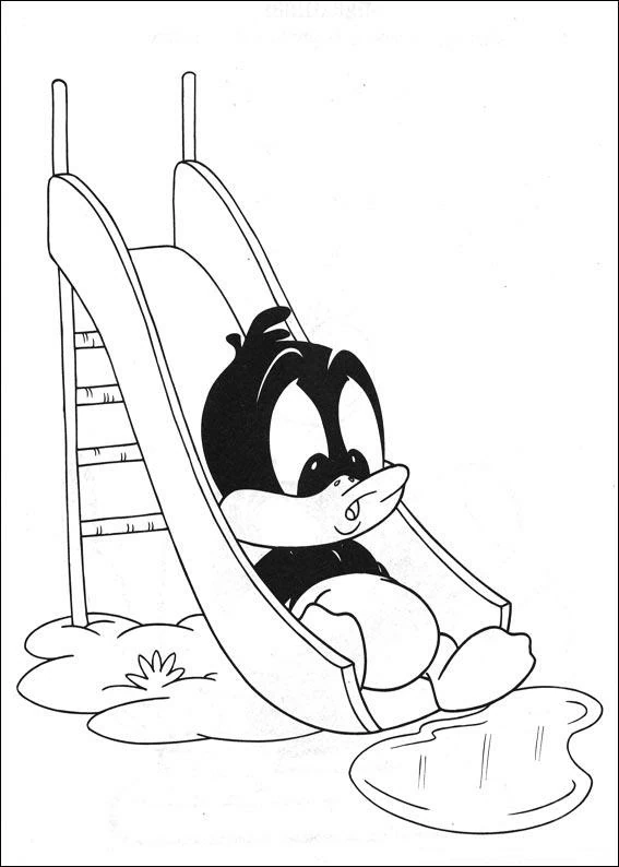 Dessin Baby Looney Tunes #26669 à colorier de la série Personnages de dessins animés, gratuit à télécharger et imprimer