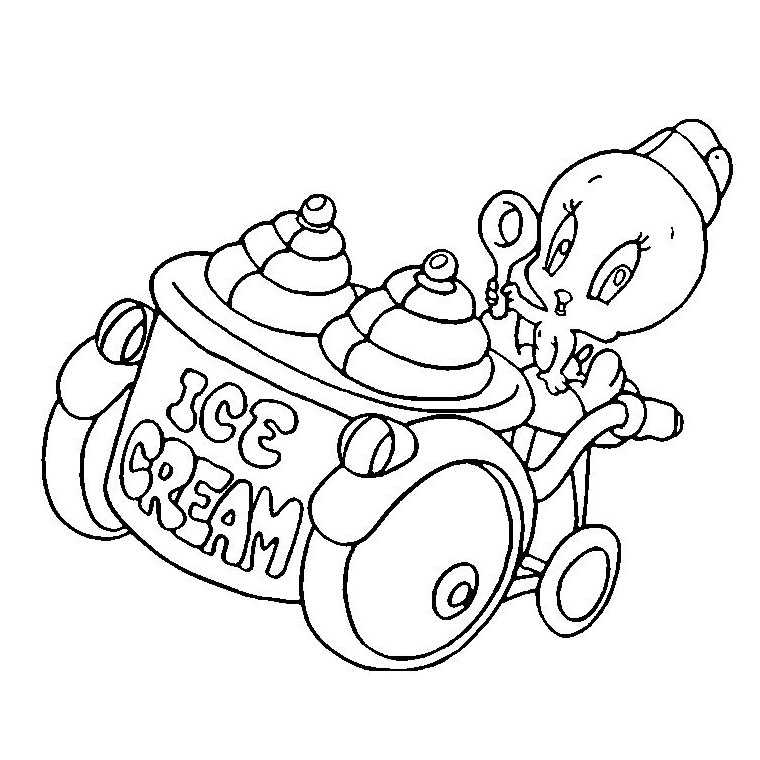 Coloriage gratuit Baby Looney Tunes #26678 de la collection Personnages de dessins animés à imprimer