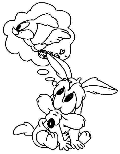 Dessin à colorier: Baby Looney Tunes (Personnages de dessins animés) #26680 - Coloriages à Imprimer Gratuits