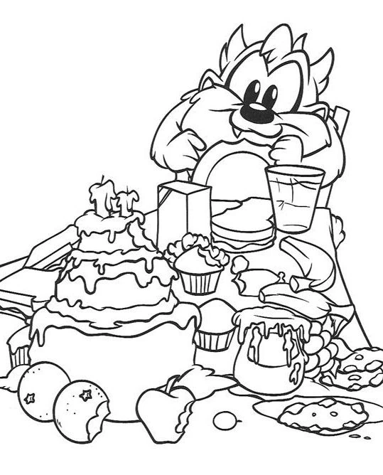 Coloriage à imprimer Baby Looney Tunes #26701 de la série Personnages de dessins animés, gratuit pour enfants et adultes