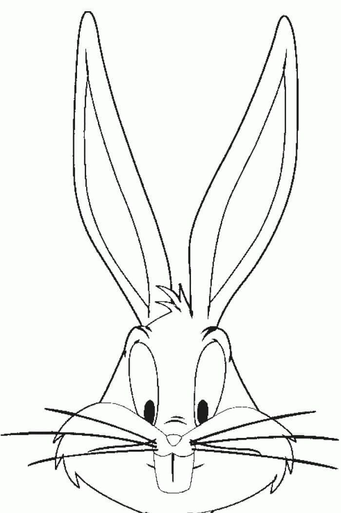 Joli coloriage Bugs Bunny #203612 de la collection Personnages de dessins animés, prêt à imprimer pour petits et grands