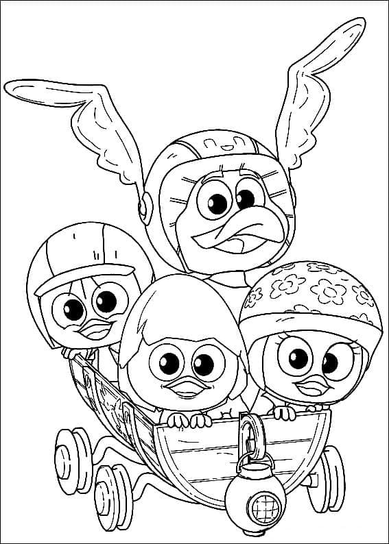 Coloriage Calimero #202667 à imprimer gratuitement, extrait de la collection Personnages de dessins animés