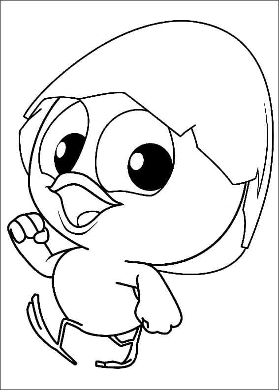 Page de coloriage Calimero #202682, collection Personnages de dessins animés, à imprimer et colorier
