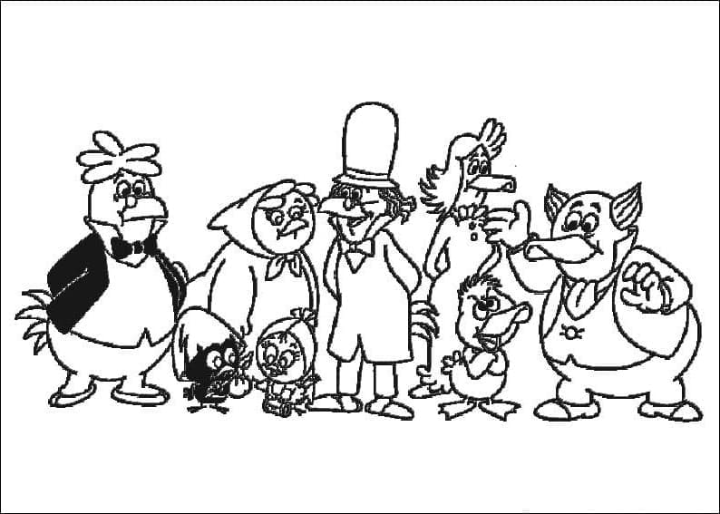 Dessin Calimero #202691 à colorier de la série Personnages de dessins animés, gratuit à télécharger et imprimer