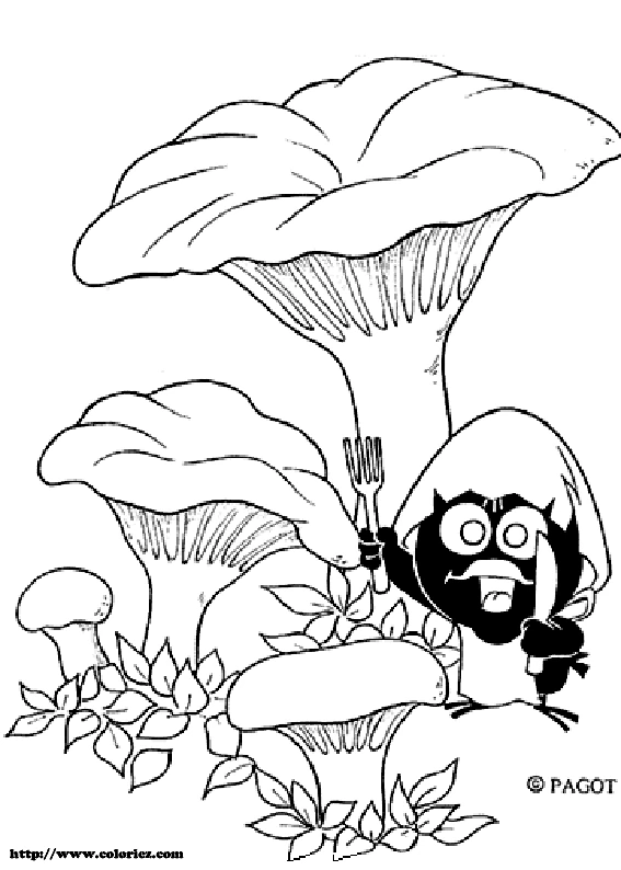 Page de coloriage Calimero #35760, collection Personnages de dessins animés, à imprimer et colorier