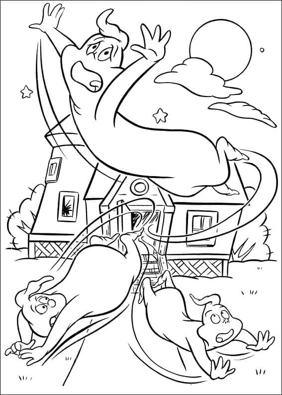Coloriage gratuit Casper #203170 de la collection Personnages de dessins animés à imprimer