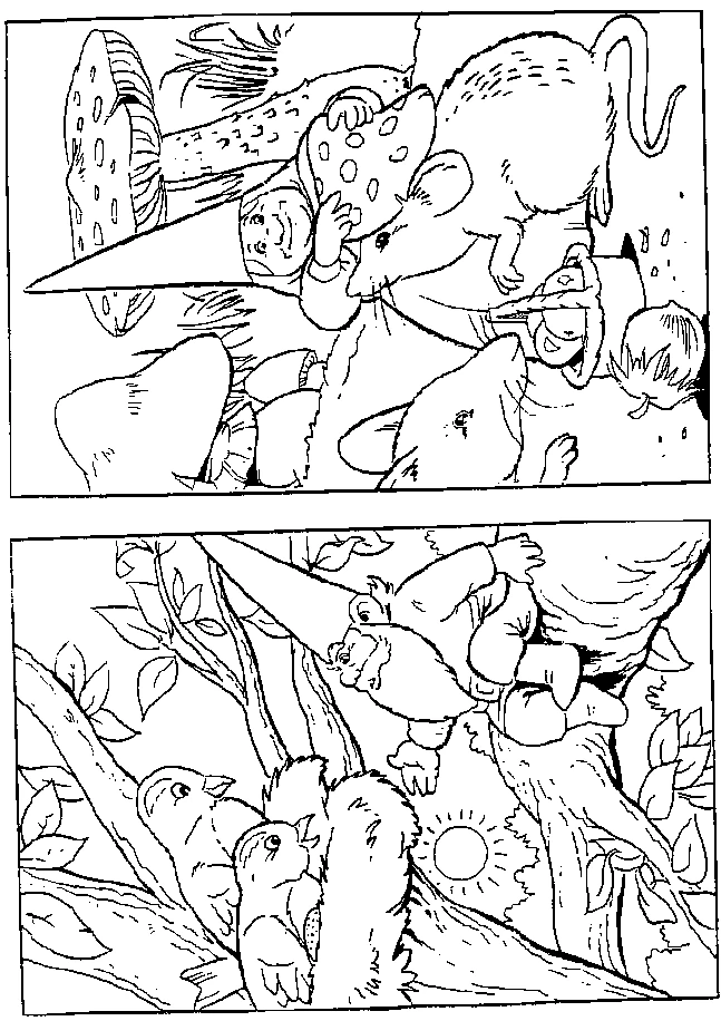 Joli coloriage David le Gnome #51346 de la collection Personnages de dessins animés, prêt à imprimer pour petits et grands