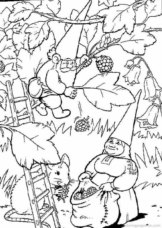 Coloriage à imprimer David le Gnome #51378 de la série Personnages de dessins animés, gratuit pour enfants et adultes