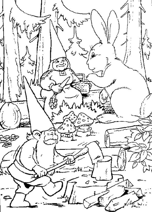 Coloriage à imprimer David le Gnome #51379 de la série Personnages de dessins animés, gratuit pour enfants et adultes