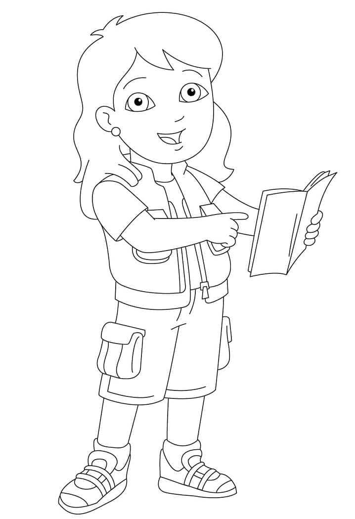 Coloriage gratuit Diego #197980 de la collection Personnages de dessins animés à imprimer