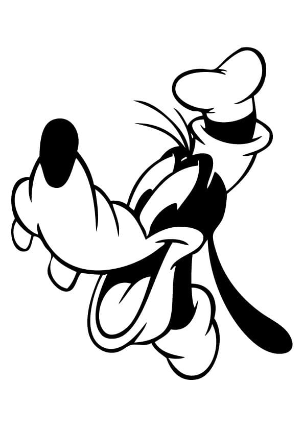 Coloriage gratuit Dingo #196257 de la collection Personnages de dessins animés à imprimer