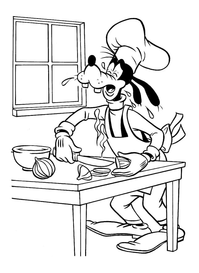Coloriage gratuit Dingo #196276 de la collection Personnages de dessins animés à imprimer