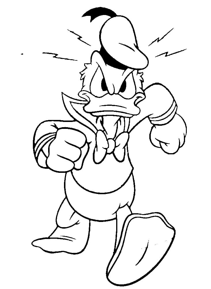 Illustration au trait Donald Duck #186284 de la collection Personnages de dessins animés à colorier gratuitement Illustration au trait Donald Duck #186284 de la collection Personnages de dessins animés à colorier gratuitement