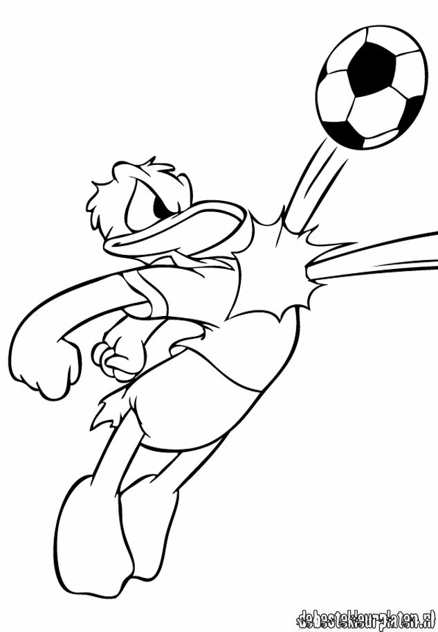 Coloriage Donald Duck #30400 à imprimer gratuitement, extrait de la collection Personnages de dessins animés