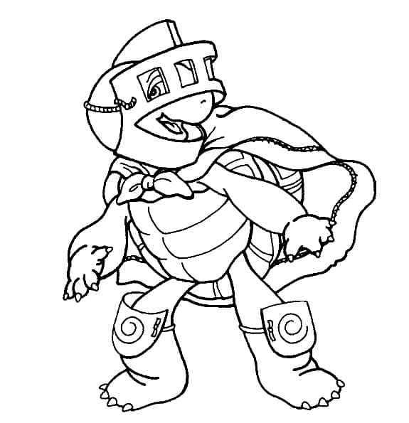 Joli coloriage Franklin #189094 de la collection Personnages de dessins animés, prêt à imprimer pour petits et grands