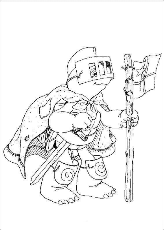 Coloriage gratuit Franklin #189097 de la collection Personnages de dessins animés à imprimer