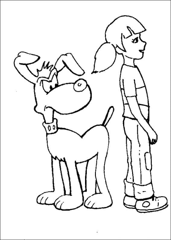 Coloriage gratuit Inspecteur Gadget #203253 de la collection Personnages de dessins animés à imprimer