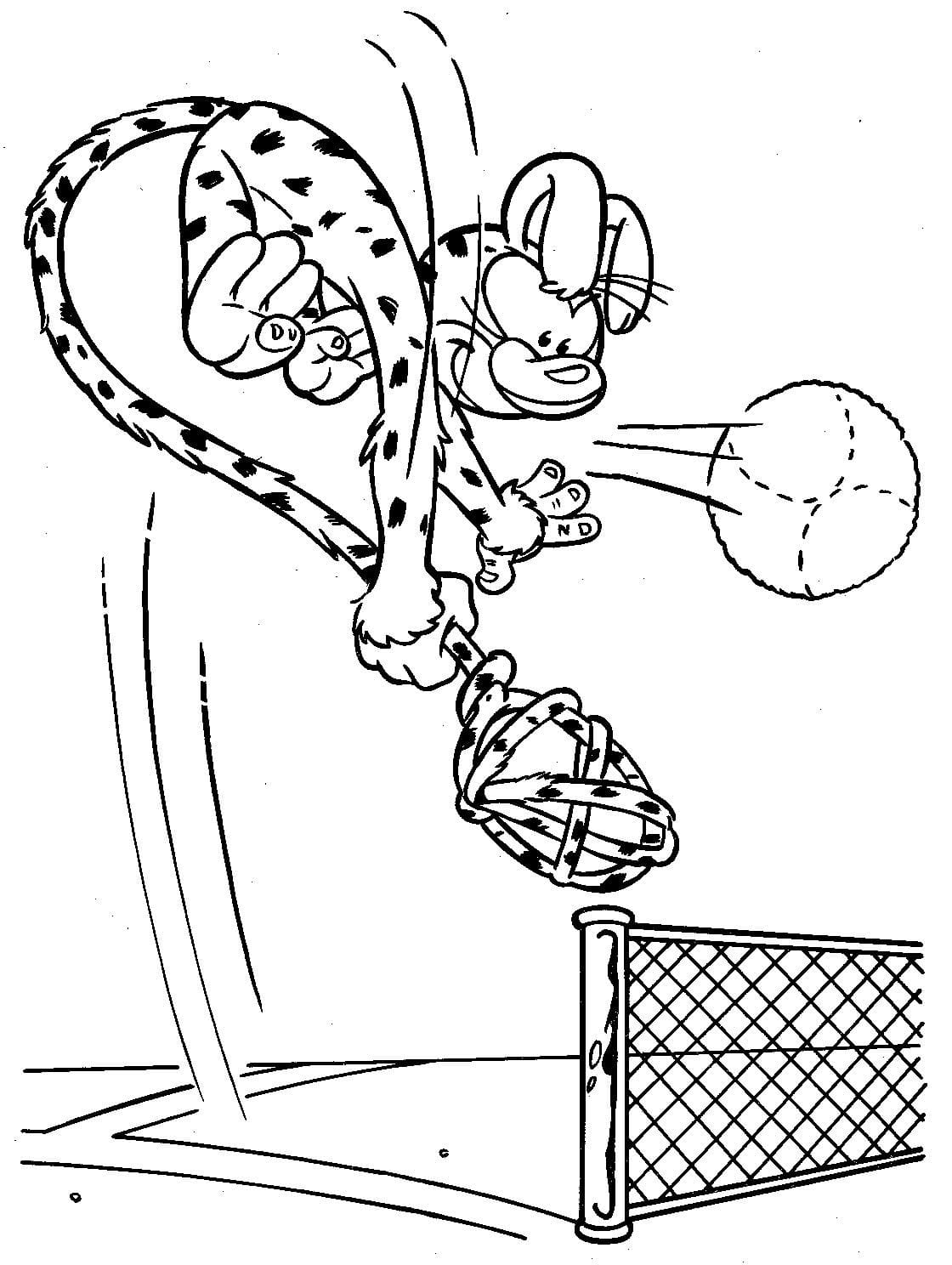 Page de coloriage Marsupilami #182702, collection Personnages de dessins animés, à imprimer et colorier
