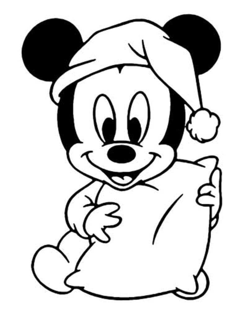 Coloriage gratuit Mickey Mouse #172006 de la collection Personnages de dessins animés à imprimer