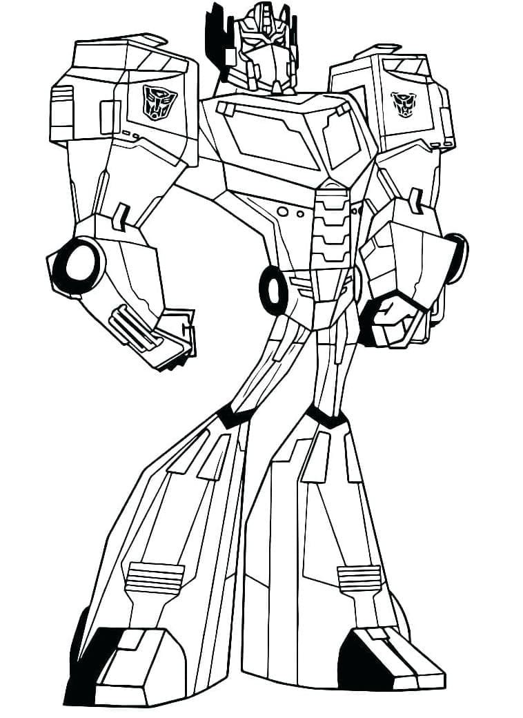 Coloriage gratuit Optimus Prime #214268 de la collection Personnages de dessins animés à imprimer