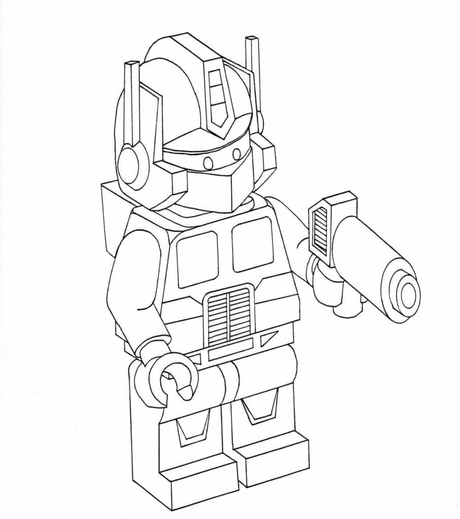 Coloriage gratuit Optimus Prime #214273 de la collection Personnages de dessins animés à imprimer