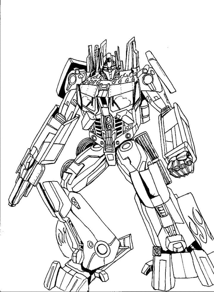 Coloriage gratuit Optimus Prime #214277 de la collection Personnages de dessins animés à imprimer Coloriage gratuit Optimus Prime #214277 de la collection Personnages de dessins animés à imprimer