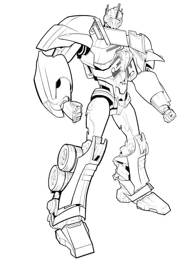 Coloriage gratuit Optimus Prime #214282 de la collection Personnages de dessins animés à imprimer