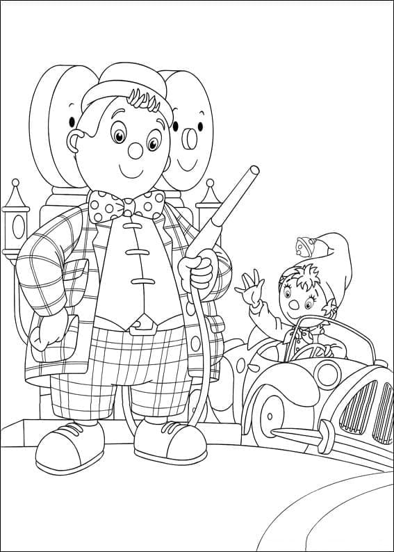 Page de coloriage Oui-Oui #187039, collection Personnages de dessins animés, à imprimer et colorier