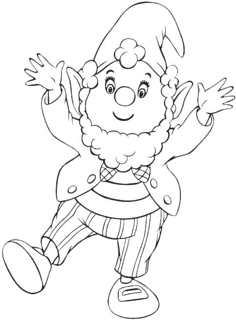 Coloriage Oui-Oui #44569 à imprimer gratuitement, extrait de la collection Personnages de dessins animés