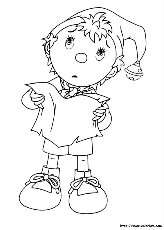 Page de coloriage Oui-Oui #44681, collection Personnages de dessins animés, à imprimer et colorier