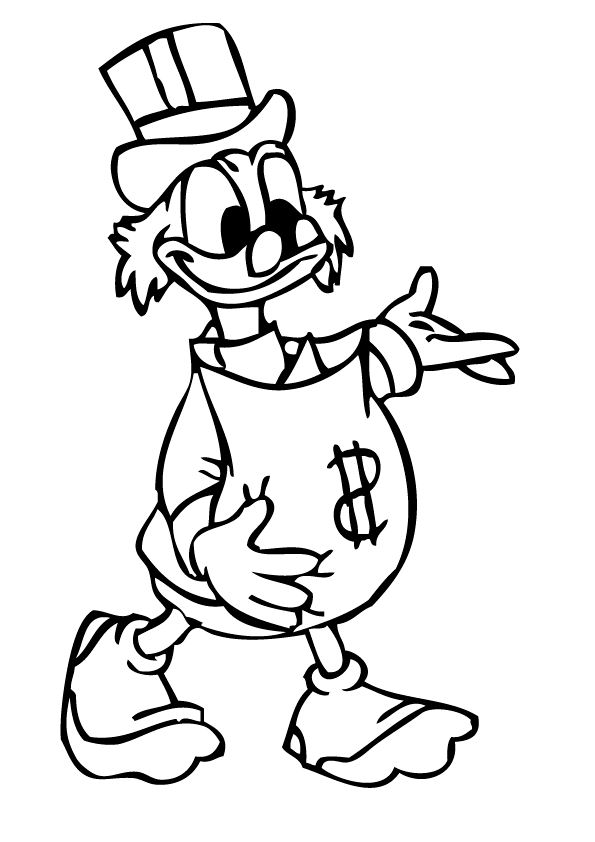 Coloriage imprimable Picsou #31775 de la collection Personnages de dessins animés à colorier aux crayons Coloriage imprimable Picsou #31775 de la collection Personnages de dessins animés à colorier aux crayons