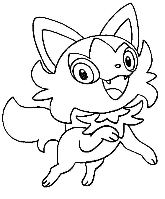 Illustration au trait Poussacha #181578 de la collection Personnages de dessins animés à colorier gratuitement