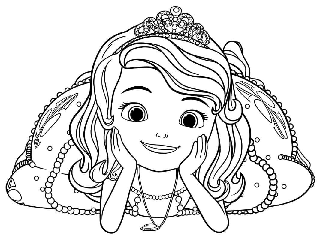 Dessin à colorier: Princesse Sofia (Personnages de dessins animés) #182047 - Coloriages à Imprimer Gratuits