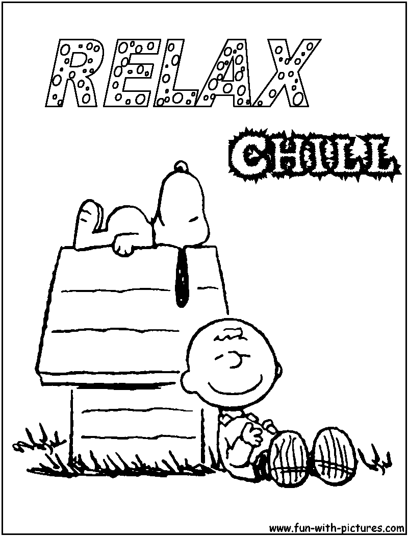 Illustration au trait Snoopy #27103 de la collection Personnages de dessins animés à colorier gratuitement