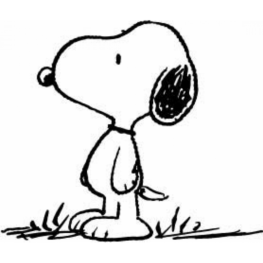 Joli coloriage Snoopy #27106 de la collection Personnages de dessins animés, prêt à imprimer pour petits et grands