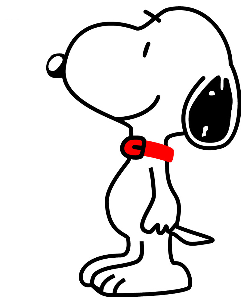 Page de coloriage Snoopy #27153, collection Personnages de dessins animés, à imprimer et colorier