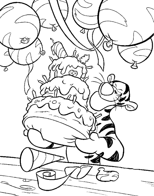 Coloriage gratuit Tigrou #188267 de la collection Personnages de dessins animés à imprimer Coloriage gratuit Tigrou #188267 de la collection Personnages de dessins animés à imprimer