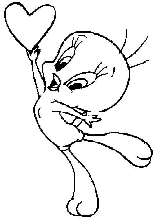 Coloriage à imprimer Titi et Grosminet #190932 de la série Personnages de dessins animés, gratuit pour enfants et adultes