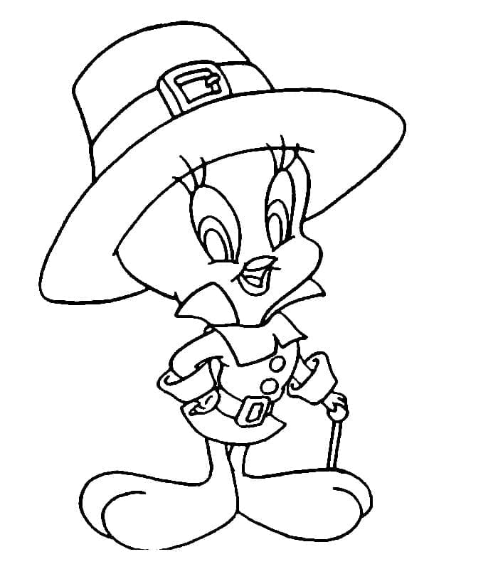 Coloriage gratuit pour enfants et adultes Titi et Grosminet #190933, collection Personnages de dessins animés