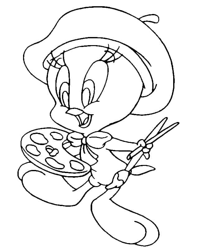 Dessin Titi et Grosminet #190934 à colorier de la série Personnages de dessins animés, gratuit à télécharger et imprimer Dessin Titi et Grosminet #190934 à colorier de la série Personnages de dessins animés, gratuit à télécharger et imprimer
