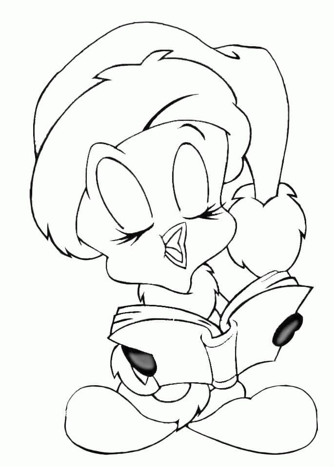 Coloriage Titi et Grosminet #190940 à imprimer gratuitement, extrait de la collection Personnages de dessins animés