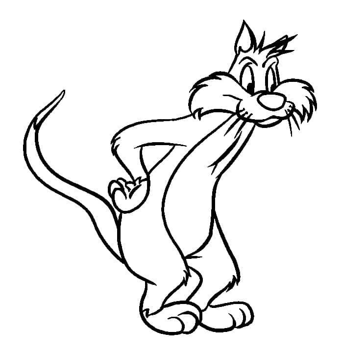 Coloriage à imprimer Titi et Grosminet #190944 de la série Personnages de dessins animés, gratuit pour enfants et adultes