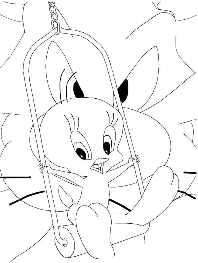 Page de coloriage Titi et Grosminet #190952, collection Personnages de dessins animés, à imprimer et colorier