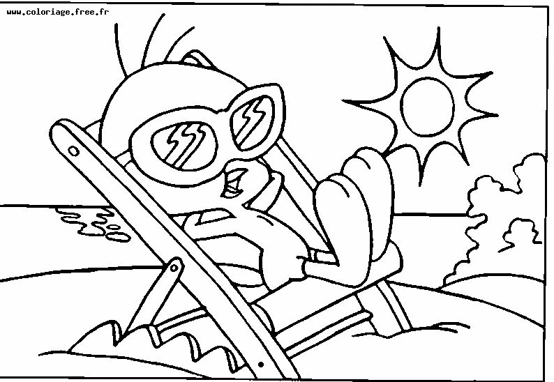 Illustration au trait Titi et Grosminet #29242 de la collection Personnages de dessins animés à colorier gratuitement