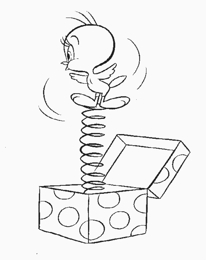 Dessin Titi et Grosminet #29324 à colorier de la série Personnages de dessins animés, gratuit à télécharger et imprimer